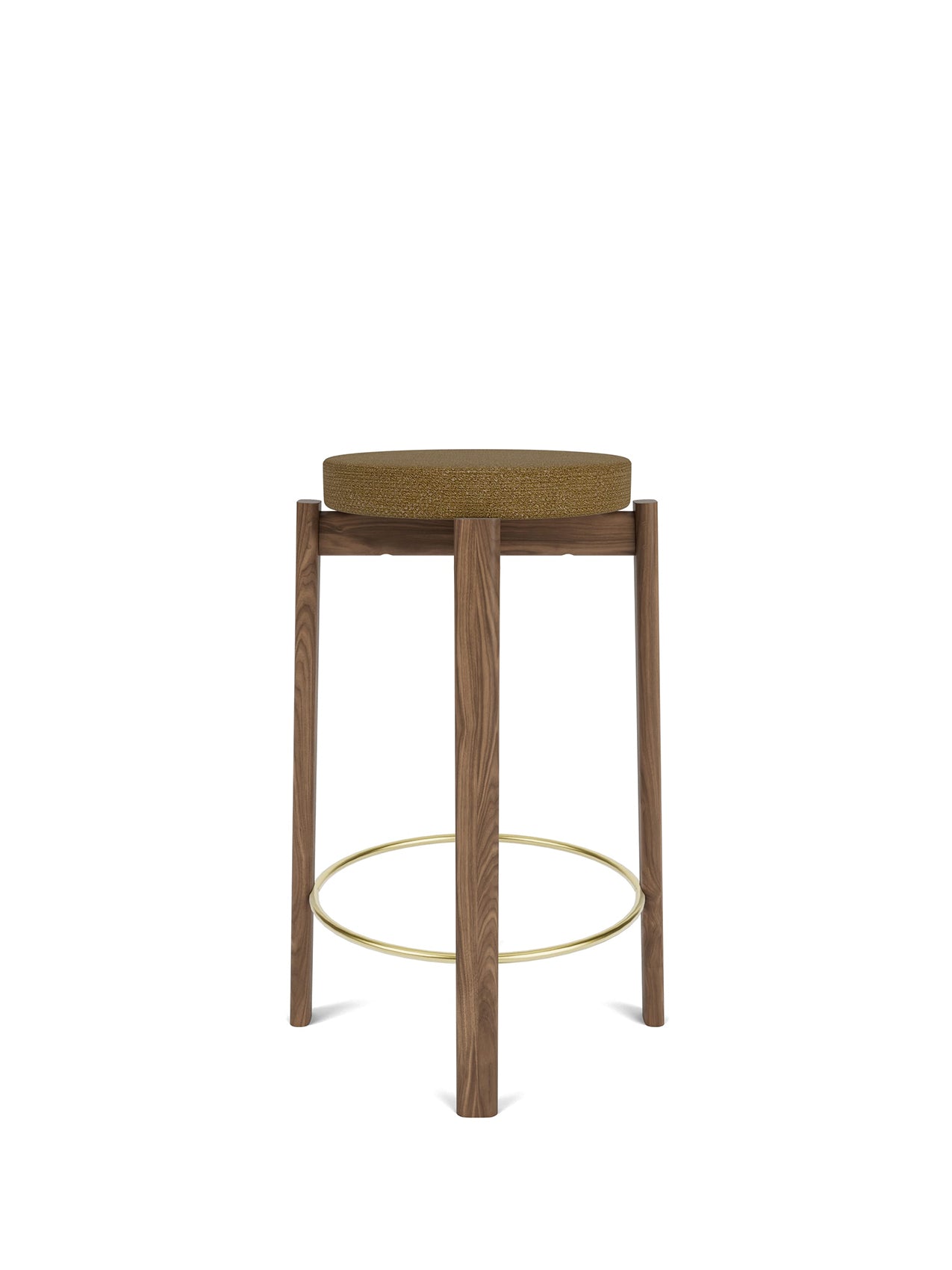 Passage Counter Stool, Upholstered Seat