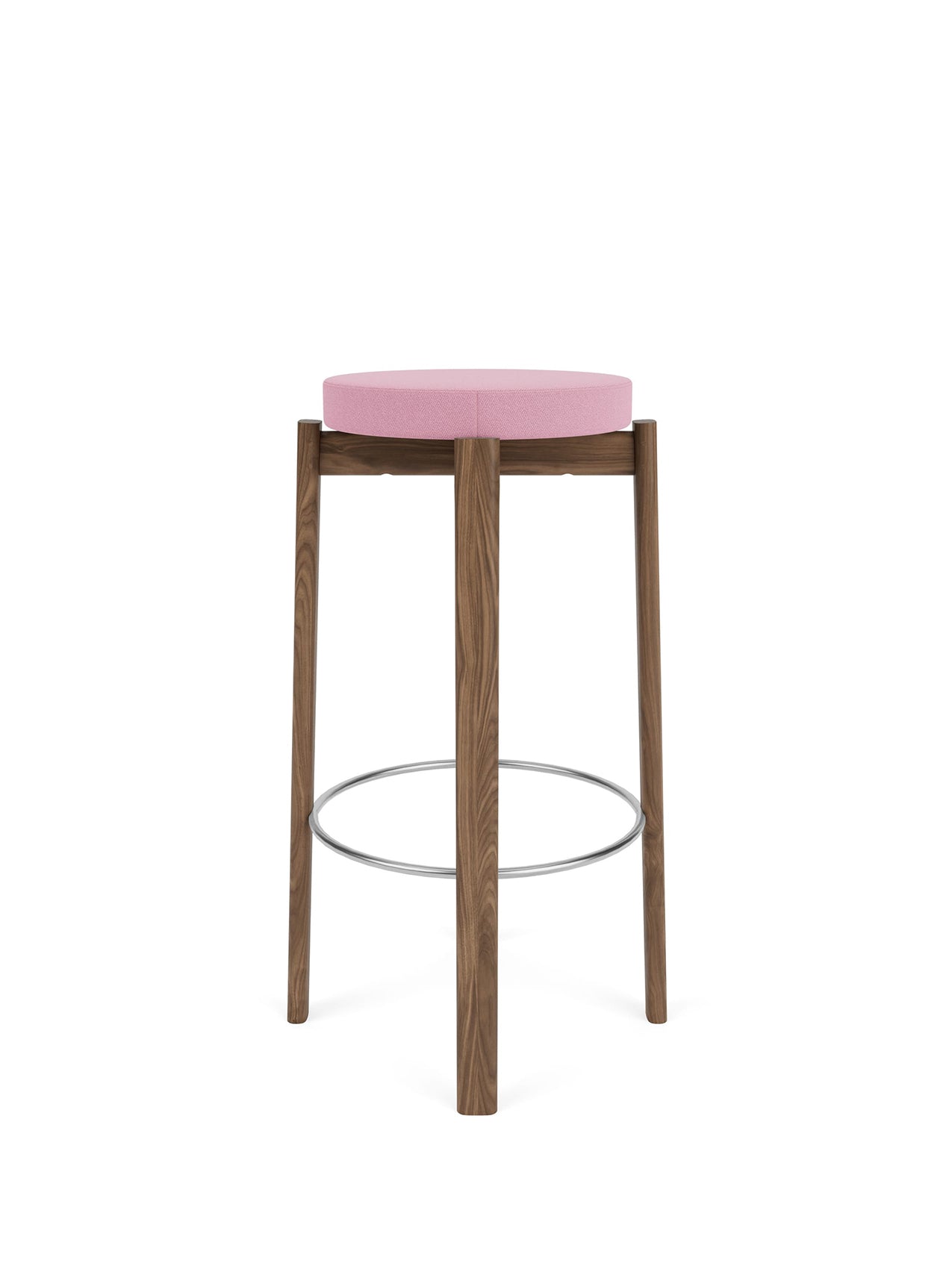 Passage Bar Stool, Upholstered Seat