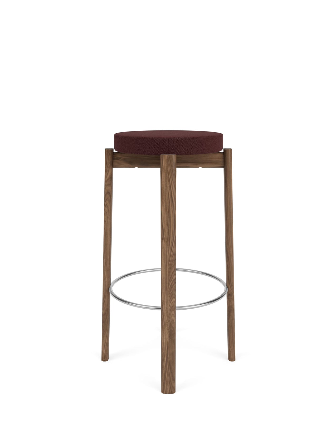 Passage Bar Stool, Upholstered Seat