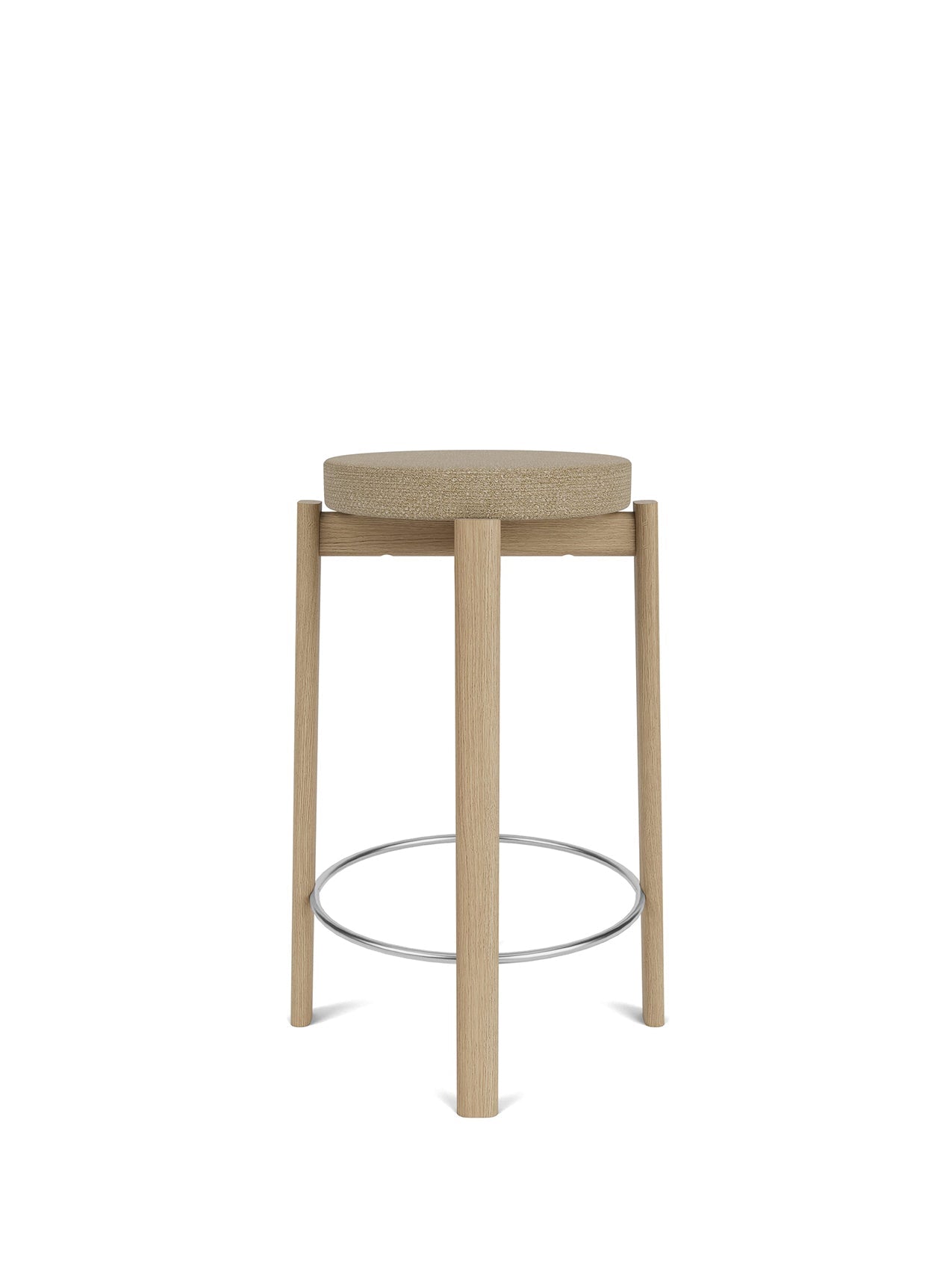 Passage Counter Stool, Upholstered Seat