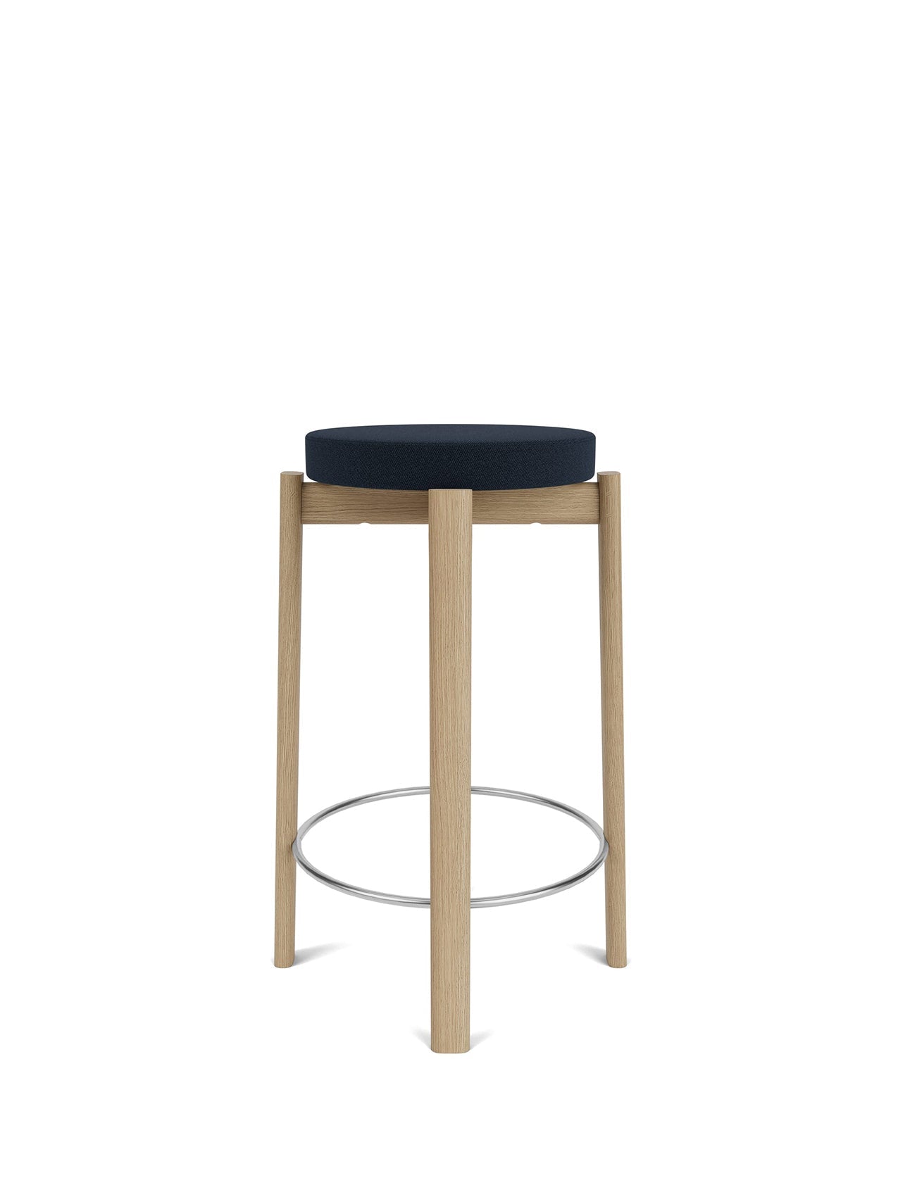 Passage Counter Stool, Upholstered Seat