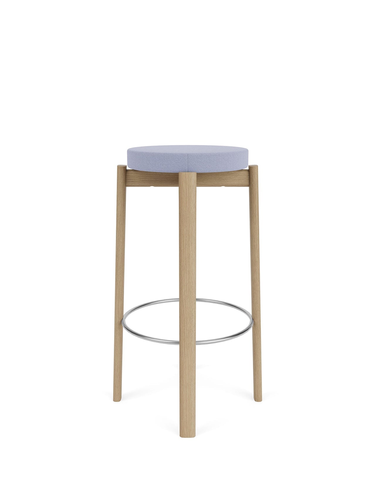 Passage Bar Stool, Upholstered Seat