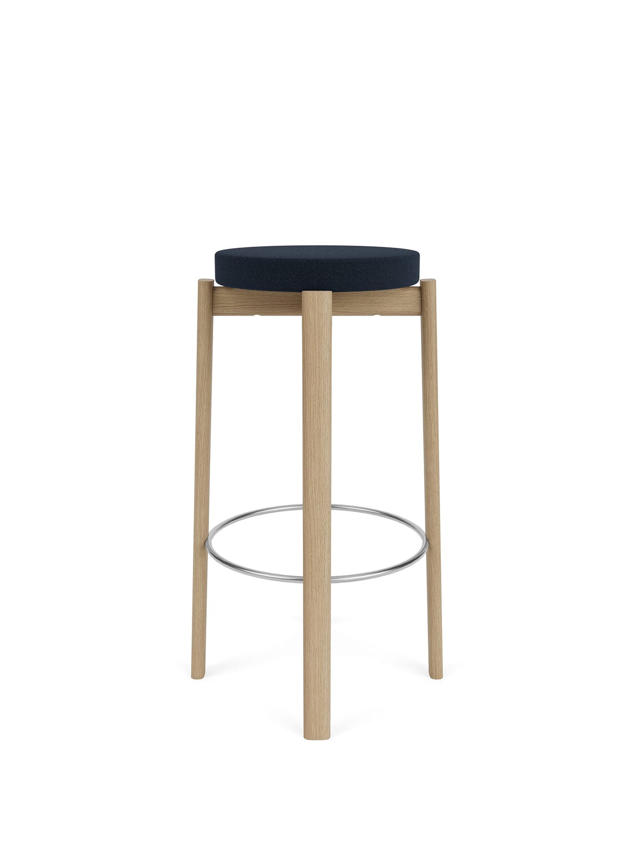 Passage Bar Stool, Upholstered Seat