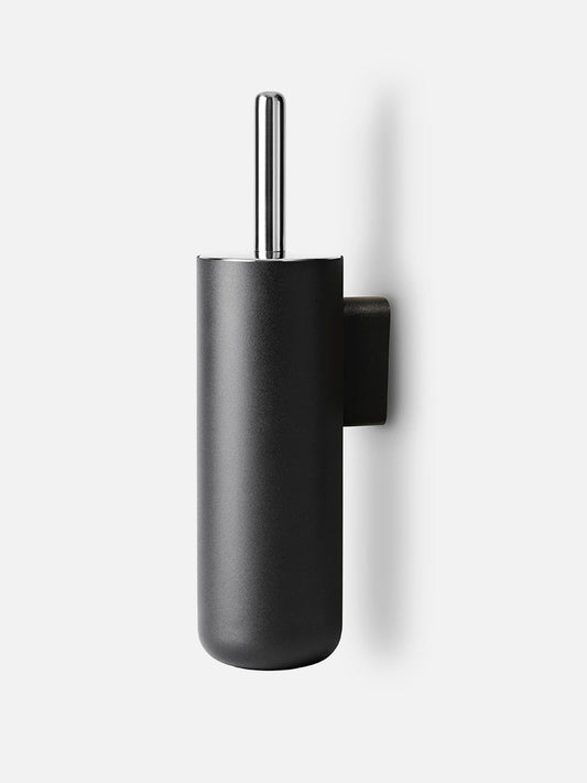 Bath Toilet Brush, Wall-Toilet Brush-Norm Architects-Powder Coated Black-menu-minimalist-modern-danish-design-home-decor