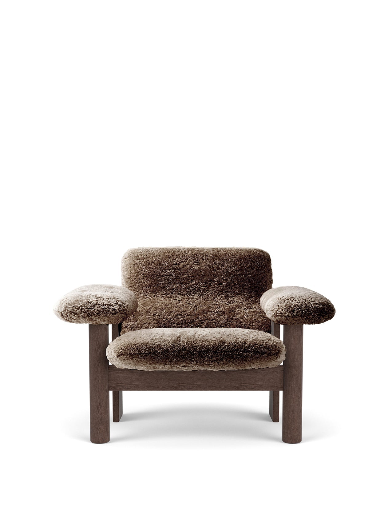 Brasilia Lounge Chair, Low Back, Sheepskin