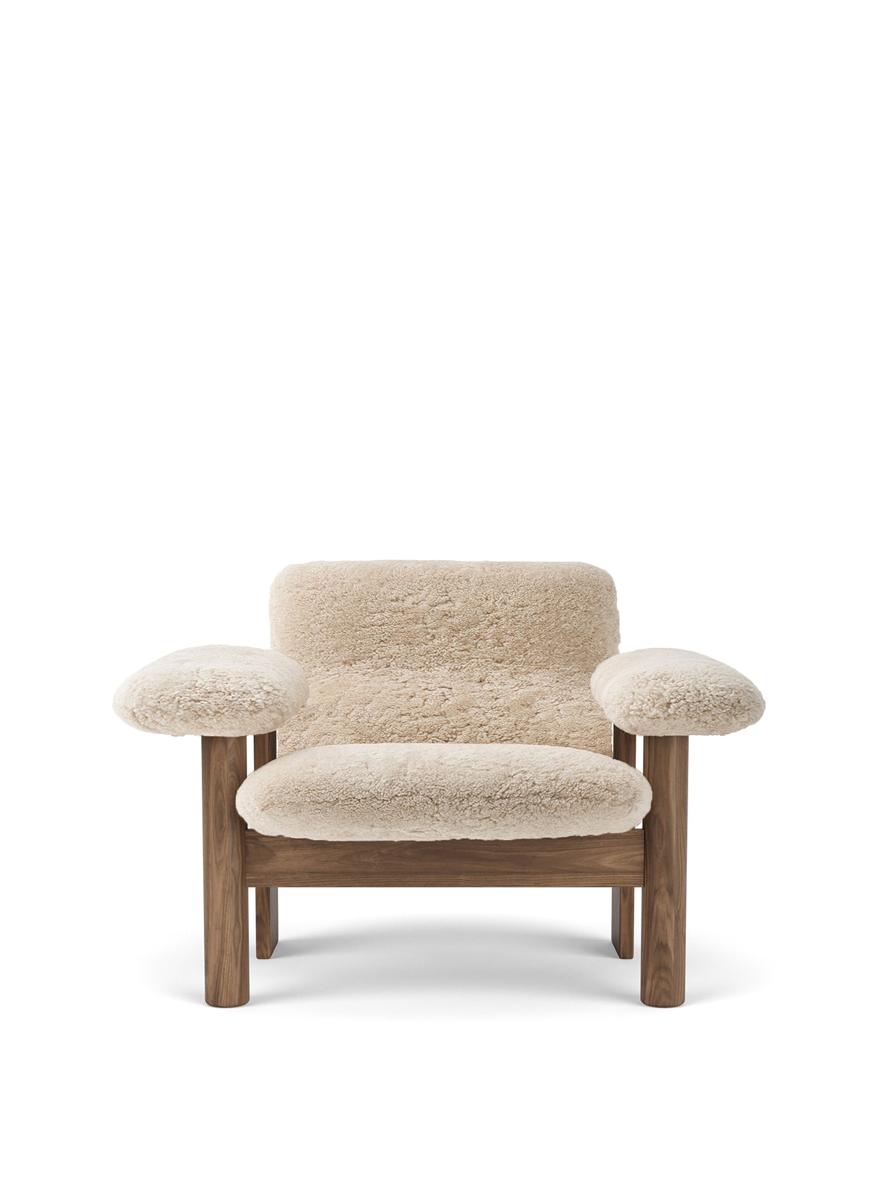 Brasilia Lounge Chair, Low Back, Sheepskin