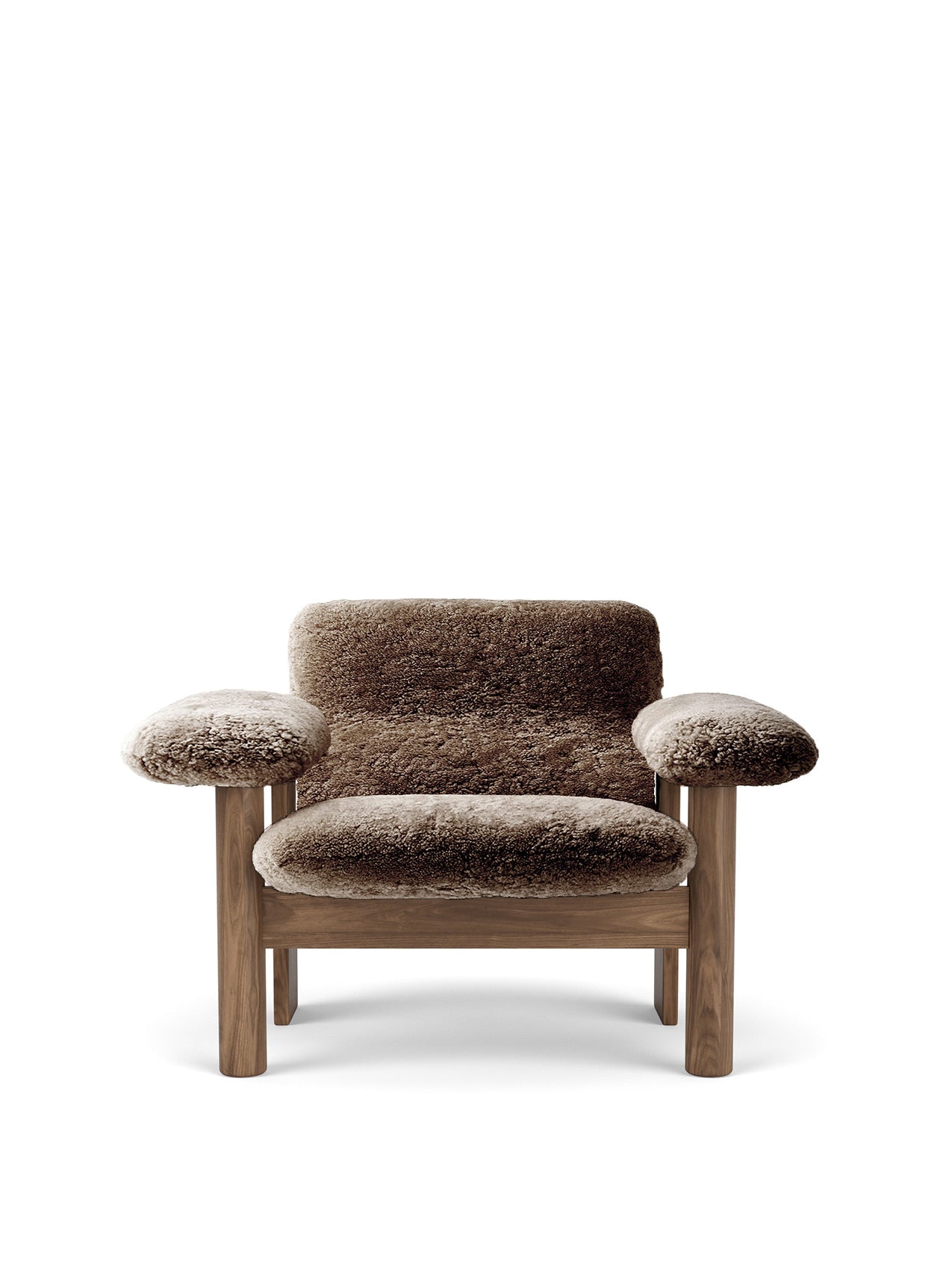 Brasilia Lounge Chair, Low Back, Sheepskin