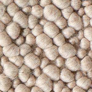 Gravel Rug Swatch, Ivory