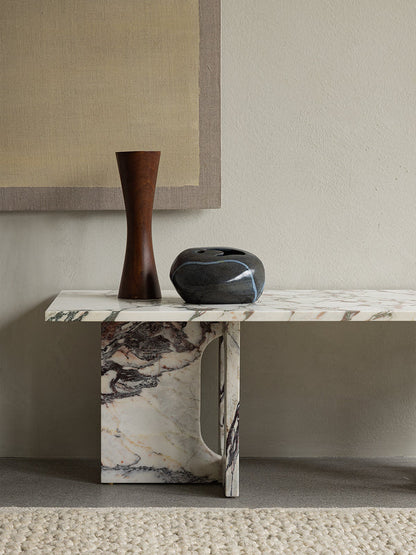 Androgyne Lounge Table, Stone/Marble